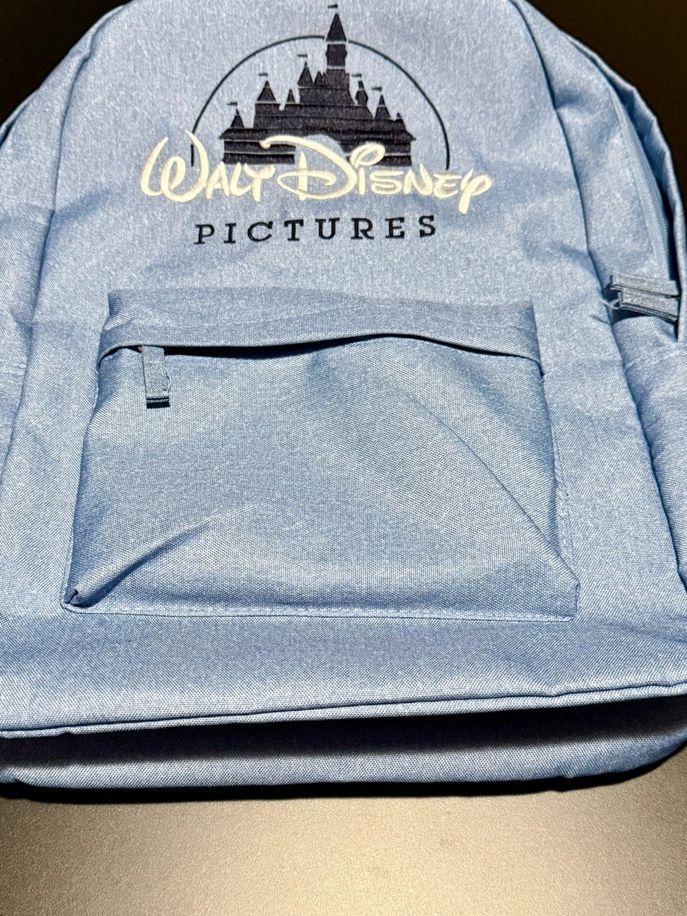 Disney Light Blue Backpack with Walt Disney Pictures Logo